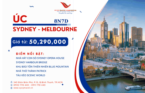 AUSTRALIA KHÁM PHÁ SYDNEY- MELBOURNE - BAY VIETJET AIR