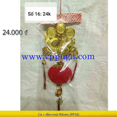 Cá + đèn múi 90mm (PP16) - Mua >=10 giảm 20%