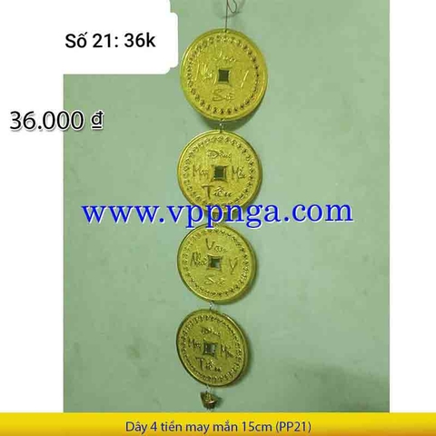 Dây 4 tiền may mắn 15cm (PP21) - Mua >=10 giảm 20%