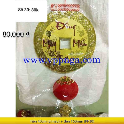 Tiền 40cm {2 màu} + đèn 160mm (PP30) - Mua >=10 giảm 20%