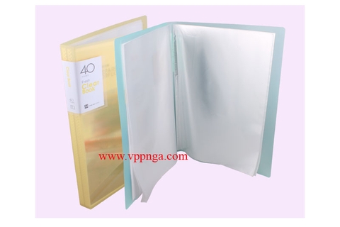 Bìa nhựa 40 lá A4, ShunFa (F40AD) lá