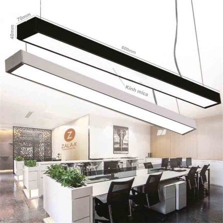 Đèn led thả trần văn phòng cao cấp 600x70x40mm, công suất 18w, mã ZTVP600x70, bảo hành 2 năm