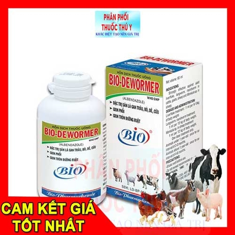 thuốc trị giun sán bio dewormer 250 ml
