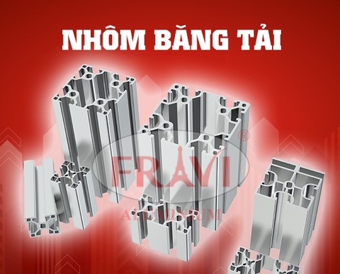 Băng tải khung nhôm FRAVI Aluminium - Hiệu suất vượt trội cho hệ thống vận chuyển