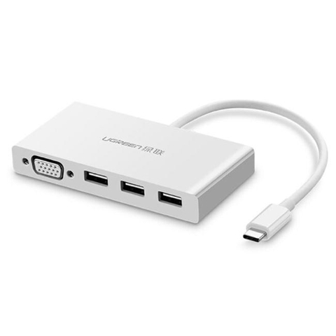 Bộ chuyển cổng USB type C ra USB 3.0 và VGA cho Macbook Pro 2017