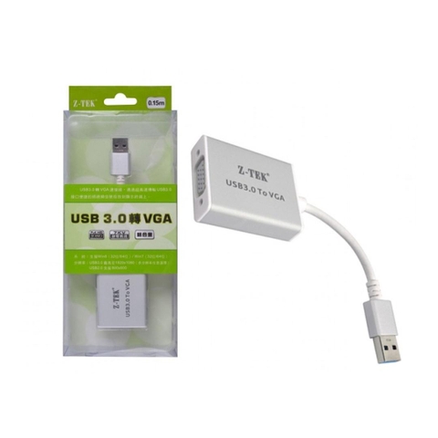 Dây cáp chuyển đổi USB 3.0 ra màn hình VGA Ztek ZY197