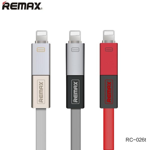 Cáp sạc đa năng linghtning cho iphone và micro USB samsung Remax RC-026T