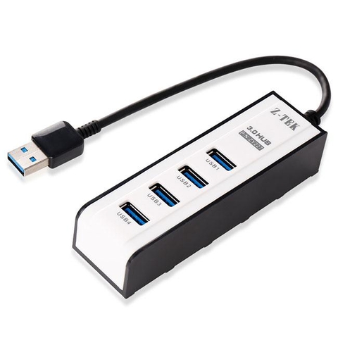 Bộ chia 4 cổng USB 3.0 vỏ nhựa Ztek ZY227