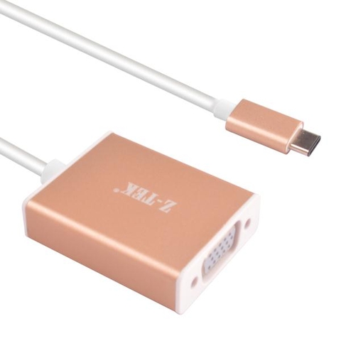 Cáp USB type C to VGA ztek zy231 chính hãng