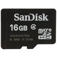 Thẻ nhớ Micro SD Sandisk 16G
