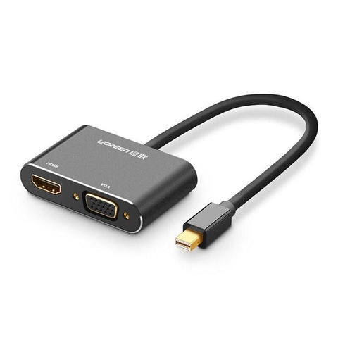 Cáp chuyển đổi cổng Thunderbolt trên laptop ra HDMI, VGA cho máy chiếu Ugreen 20422