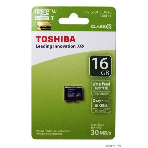 Thẻ nhớ Micro SD Toshiba 16G