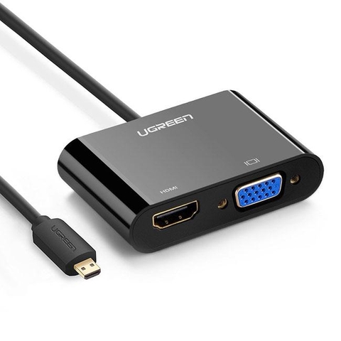 Bộ chuyển đổi Micro HDMI sang HDMI VGA cho Ultrabooks, Máy tính bảng, Máy ảnh và Máy quay phim