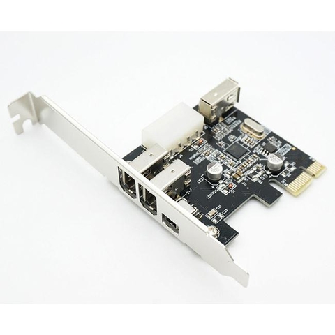 Card PCIe 1394 Firewire 4pin 6pin cho main H61