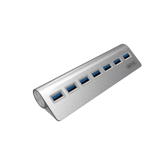 Bộ chia 7 cổng USB 3.0 vỏ nhôm Unitek Y3187