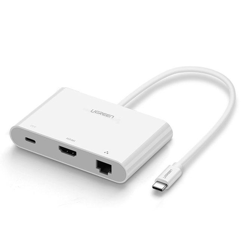 Cáp kết nối cổng trên Macbook 2016 ra máy chiếu HDMI tích hợp cổng mạng LAN