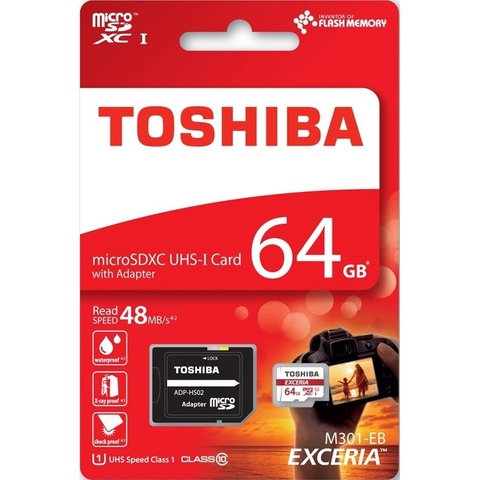 Thẻ nhớ Micro SD Toshiba 64G