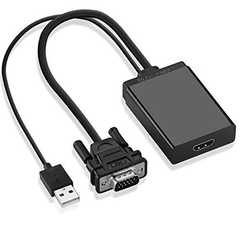 Cáp chuyển đổi VGA trên máy tính ra tivi HDMI Ugreen 40213