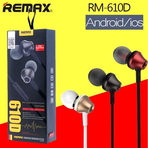 Tai nghe cho điện thoại Remax RM 610D