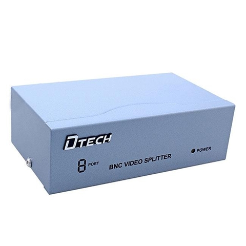 Bộ chia cổng BNC 1 camera vào cho 8 đường tín hiệu ra Dtech DT 7108