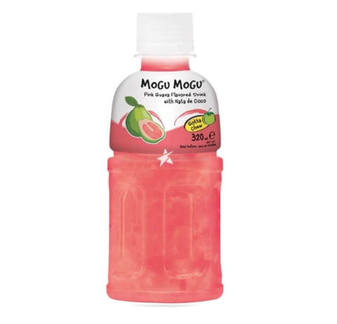 Nước Uống Mogu Mogu Vị  Ổi Hồng Với Thạch Dừa 320Ml