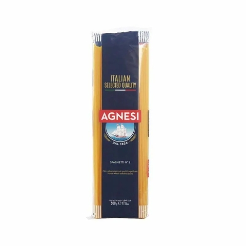 Mì Ý Agnesi Spaghetti N3 500G