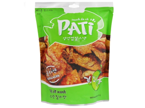 Snack Da Cá Pati Vị Ớt Xanh I  50Gr