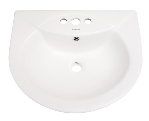 Chậu Lavabo Treo Tường NANOSI N301 3 Lỗ