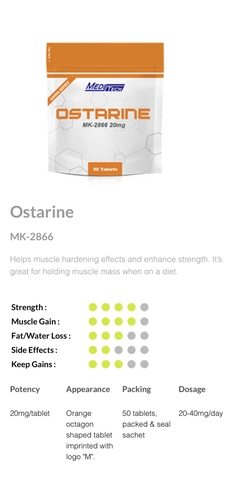 Ostarine (MK-2866 20mg) -SARMs