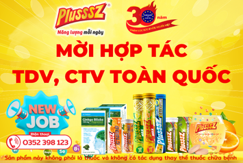 Plusssz & Ginkgo Biloba – Cơ Hội Hợp Tác Trình Dược Viên, Cộng Tác Viên Toàn Quốc
