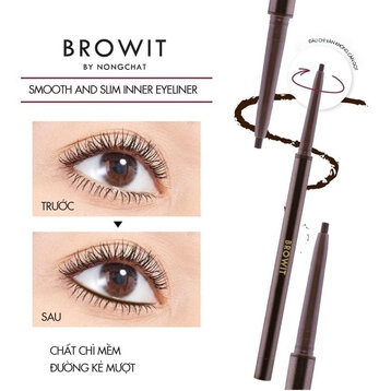 Kẻ Viền Mắt Browit By Nongchat Smooth And Slim Inner Eyeliner