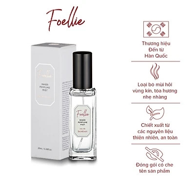 Xịt Thơm Vùng Kín Foellie Inner Perfume Mist Eau De Bijou 20ml