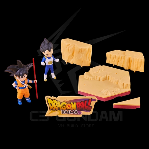 DRAGON BALL DAIMA MODEL KIT Son Goku (Mini) & Vegeta (Mini) - 7 VIÊN NGỌC RỒNG