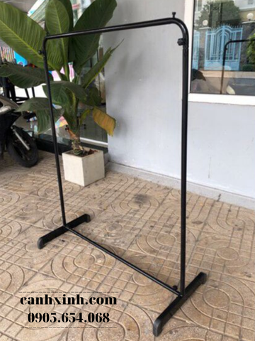 Kệ sào đơn đen