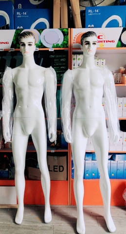 Manocanh nam tượng trắng mặt vẽ