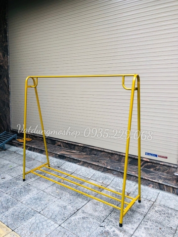 Kệ chữ A 1 tầng sơn vàng