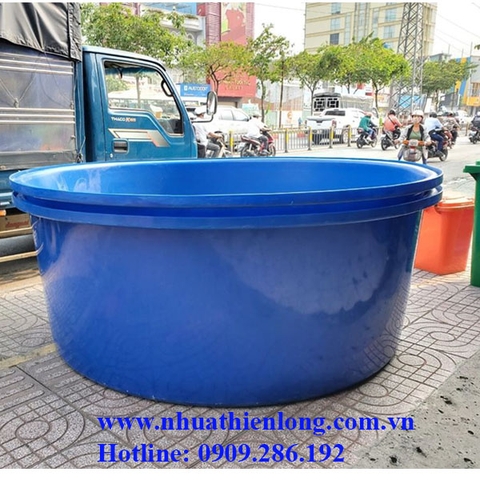 Thùng Nhựa Tròn 2000L KT:  Ø1940 x Ø1650 x H840 mm