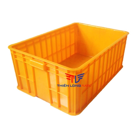 THÙNG NHỰA ĐẶC HS017 (SÓNG NHỰA BÍT 2T5) KT: 610 x 420 x 250 MM