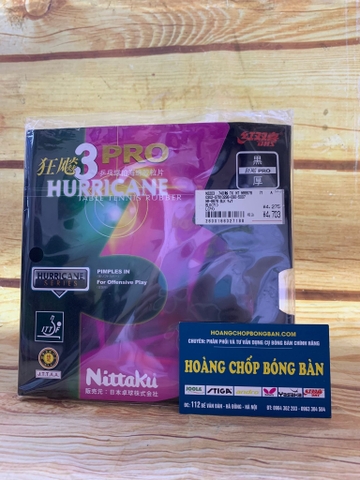 Nittaku Hurricane 3 pro