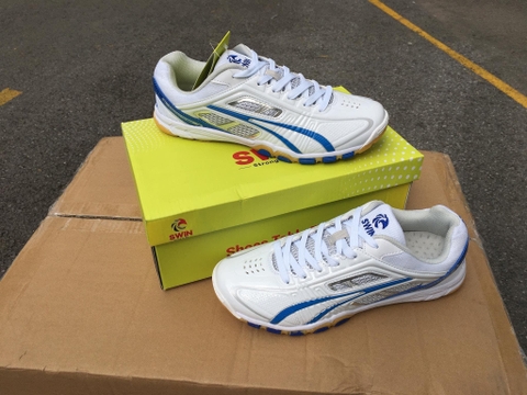Giày chính hãng Swin trắng viền xanh