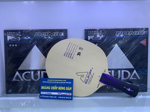 Combo cốt Joola Solja + mặt vợt Donic Acuda s2
