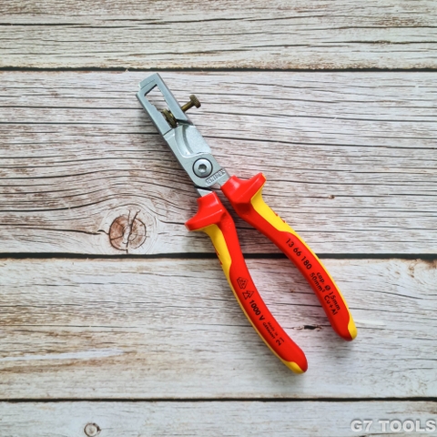 Kìm Lắp Điện KNIPEX StriX 13 66 180 Cắt Cáp đến 50mm², Tách Dây đến 10mm²