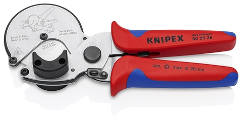 Kìm Knipex 90 25 25 Cắt Ống Nhựa Pipe Cutter Đến Ø 26 mm (Mới 2023)