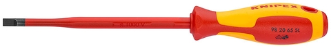 Tô Vít Knipex 98 20 35 SL Mũi Dẹp 3.5mm Slim Cách Điện 1000 Volt Dài 100/ 202mm