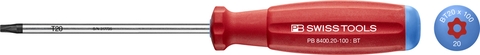 Tua Vít Hoa Thị Torx Có Lỗ T15 Tay Cầm Đỏ PB Swiss Tools 8400.B 15-80