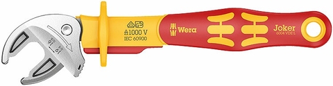 Wera Joker 6004 VDE Size L - Cờ Lê Cách Điện Ngàm Mở 16-19mm Mã Hàng 020153