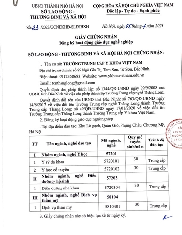 CHỨNG NHẬN ĐĂNG KÝ HOẠT ĐỘNG GIÁO DỤC NGHỀ NGHIỆP - THÔNG BÁO TUYỂN SINH CHỨNG NHẬN ĐĂNG KÝ HOẠT ĐỘNG GIÁO DỤC NGHỀ NGHIỆP - THÔNG BÁO TUYỂN SINH