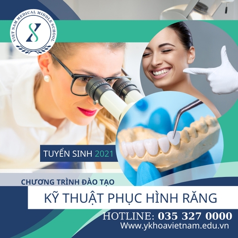 HỆ TRUNG CẤP - KỸ THUẬT VIÊN PHỤC HÌNH RĂNG