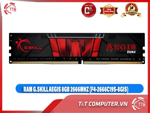 RAM G.SKILL AEGIS 8GB 2666MHZ (F4-2666C19S-8GIS)