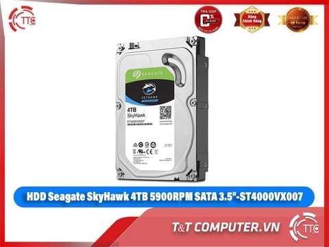 HDD Seagate SkyHawk 4TB 5900RPM SATA 3.5”-ST4000VX007